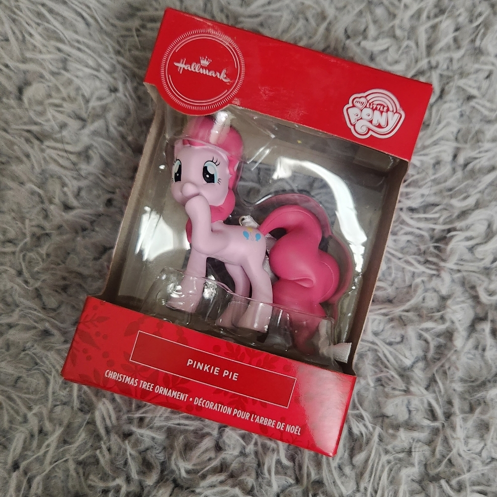 NWT My Little Pony Hallmark pinkie pie pink horse Collectible Christmas Ornament